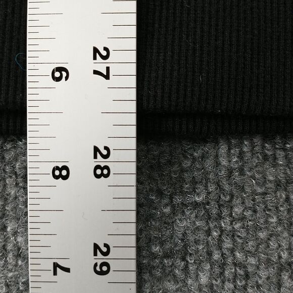 Hustle Gang Industrial Men's Pullover Hoodie Large Multi Fair Isle Elbow Patch - Picture 14 of 15